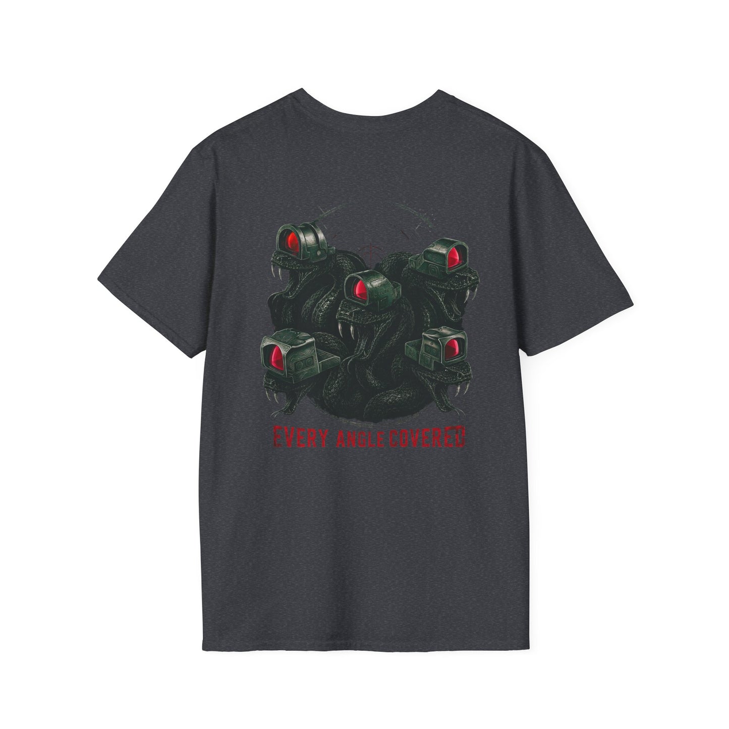 Cyelee Hydra Logo Unisex Softstyle Tee Dark Heather Grey