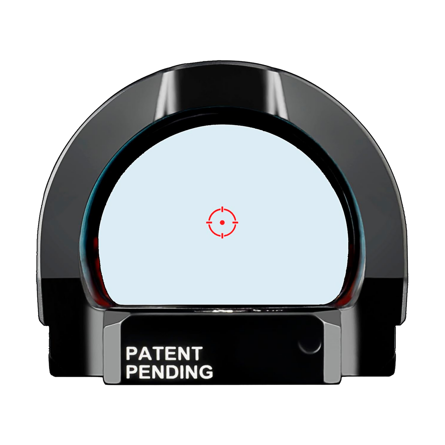 a picture of a circular object with a red dot in the center