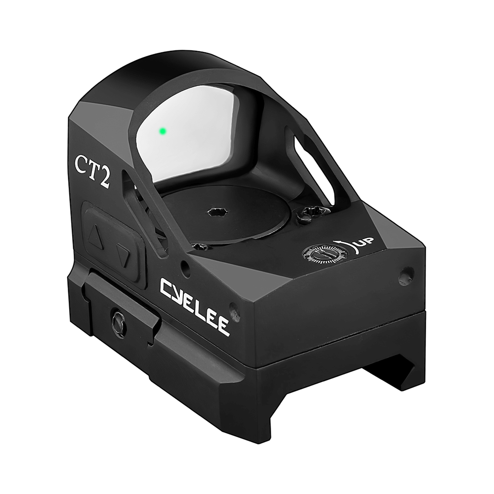 a close up of a green dot on a black background