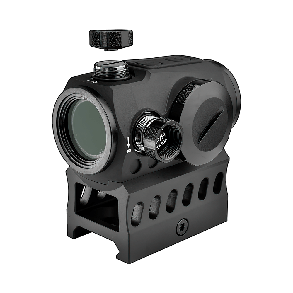 Cyelee 3MOA GT10 Rifle Green Dot With Co-witness Riser Mount and MOTAC(Shake Awake) - Cyelee Optics Red Dot Reflex Sight Shake Awake Optic Rugged Pistol