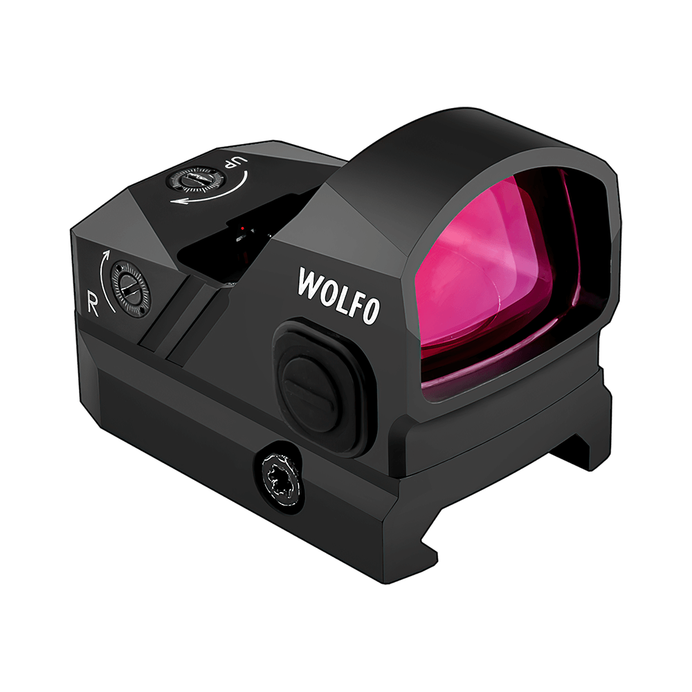 WOLF0 3MOA Shake Awake Micro Pistol Red Dot Sight (RMR Cut) - Cyelee Optics Red Dot Reflex Sight Shake Awake Optic Rugged Pistol