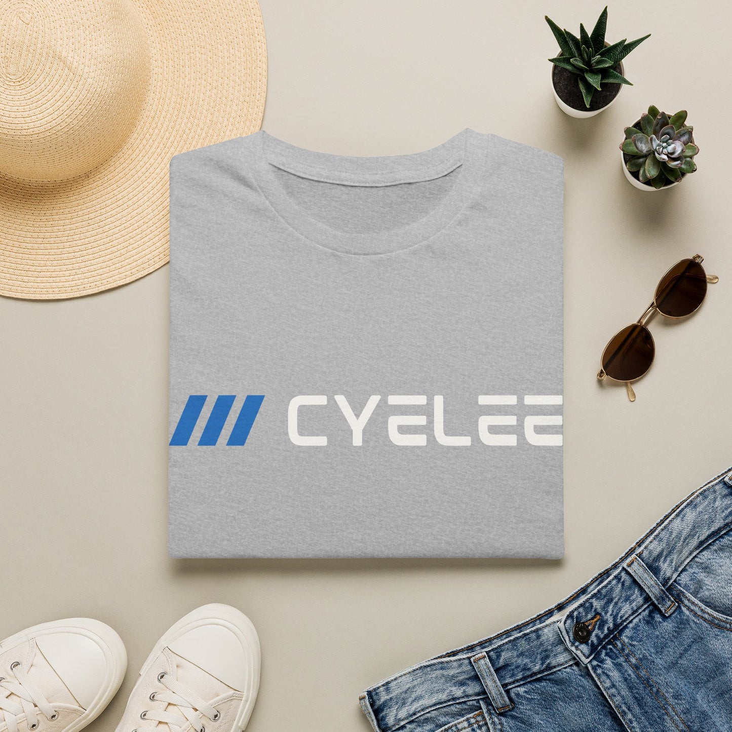 CYELEE TRUST THE DOT SKULL LOGO- Minimalist Soft Style T‑Shirt