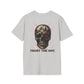 CYELEE TRUST THE DOT SKULL LOGO- Minimalist Soft Style T‑Shirt