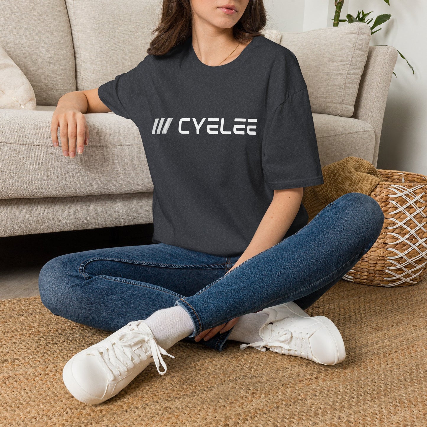 Cyelee Hydra Logo Unisex Softstyle Tee Dark Heather Grey