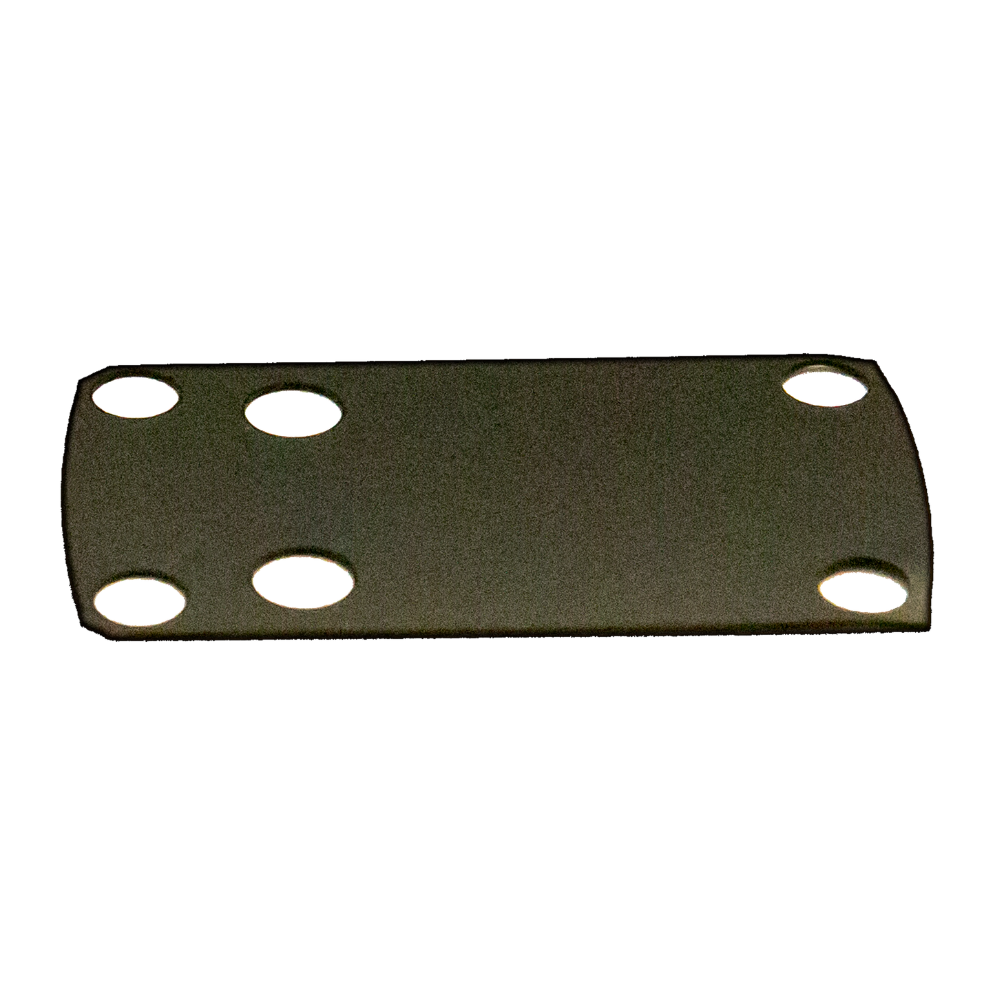 a close up of a metal plate with holes