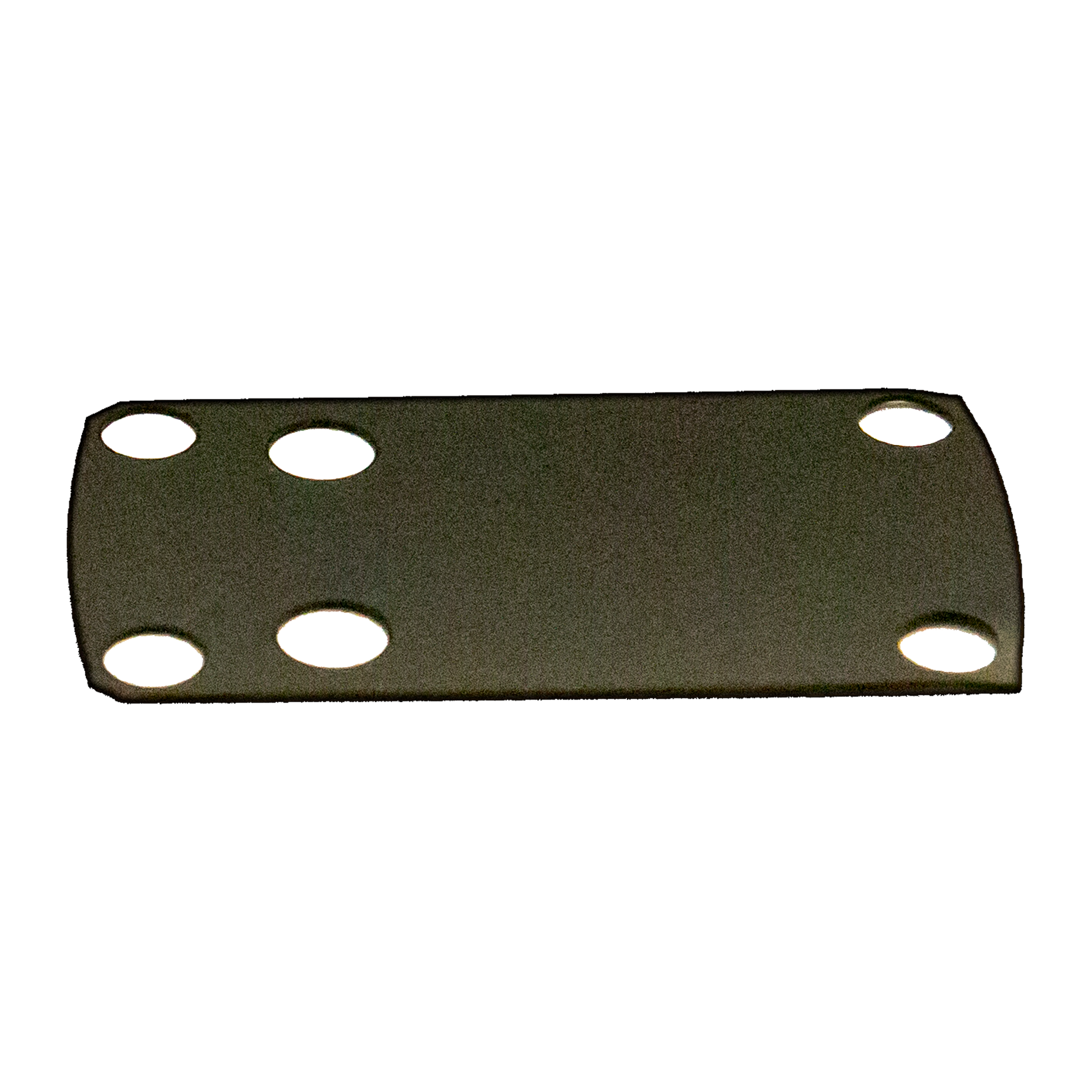 a close up of a metal plate with holes