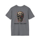 Cyelee Skull Trust the Dot Logo Unisex Softstyle Tee