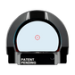 a picture of a circular object with a red dot in the center