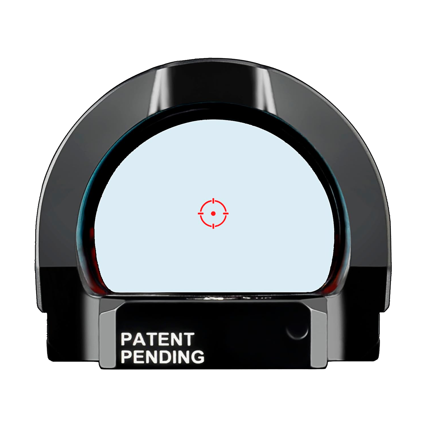 a picture of a circular object with a red dot in the center