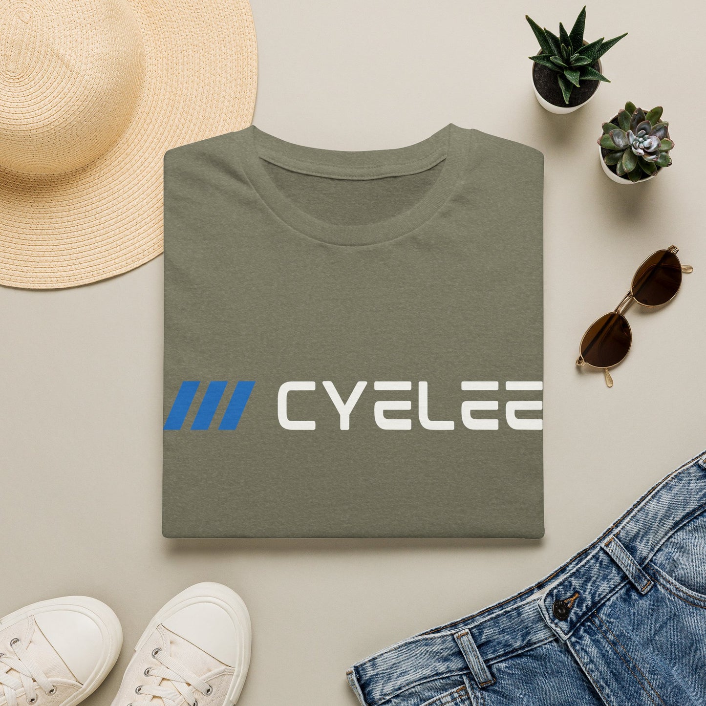 CYELEE TRUST THE DOT SKULL LOGO- Minimalist Soft Style T‑Shirt