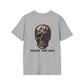 CYELEE TRUST THE DOT SKULL LOGO- Minimalist Soft Style T‑Shirt