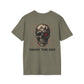 Cyelee Skull Trust the Dot Logo Unisex Softstyle Tee