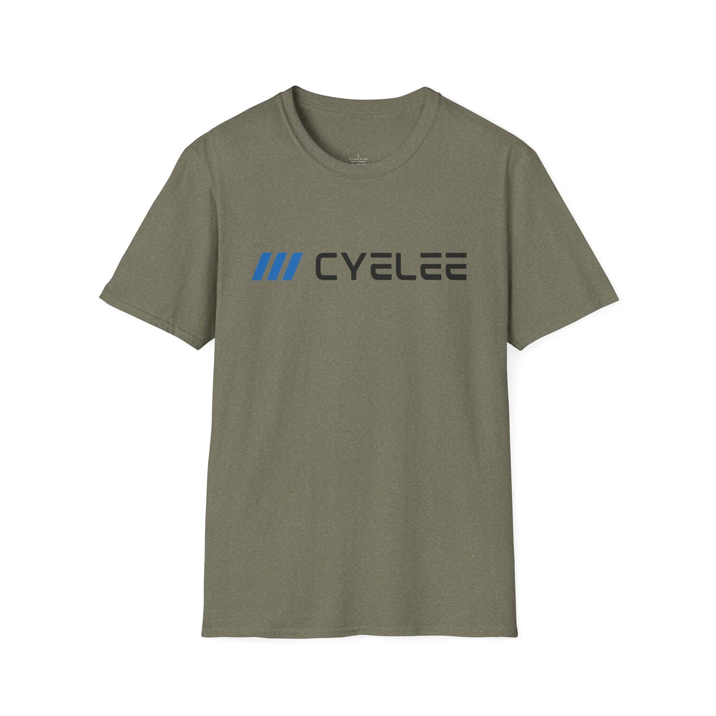Cyelee Skull Trust the Dot Logo Unisex Softstyle Tee Military Green