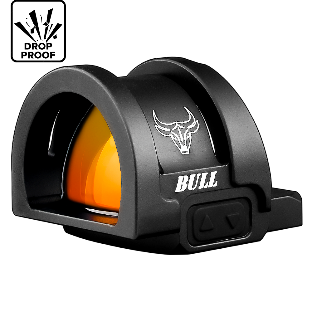 a black and orange bulls logo on a white background