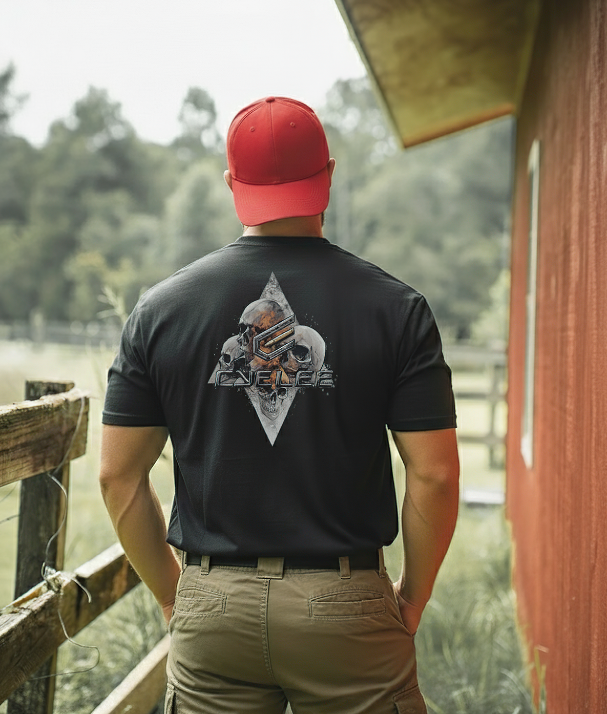 Cyelee Optics Skulls Black Short Sleeve T-Shirts