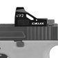 a black and white photo of a gun