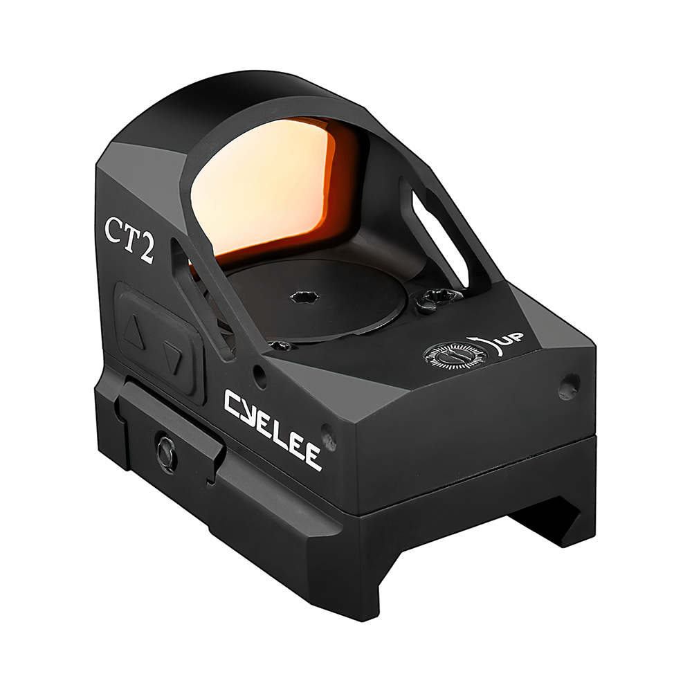 Cyelee CT2 Micro Shake Awake Pistol Red Dot Sights ( for RMR Cut Pistol ) 3 MOA - Cyelee Optics Red Dot Reflex Sight Shake Awake Optic Rugged Pistol