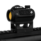 Cyelee 3MOA T3 Rifle Red Dot With Co-witness Riser Mount and MOTAC(Shake Awake) - Cyelee Optics Red Dot Reflex Sight Shake Awake Optic Rugged Pistol