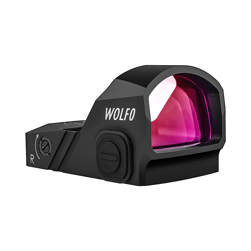 WOLF0 3MOA Shake Awake Micro Pistol Red Dot Sight (RMR Cut) - Cyelee Optics Red Dot Reflex Sight Shake Awake Optic Rugged Pistol